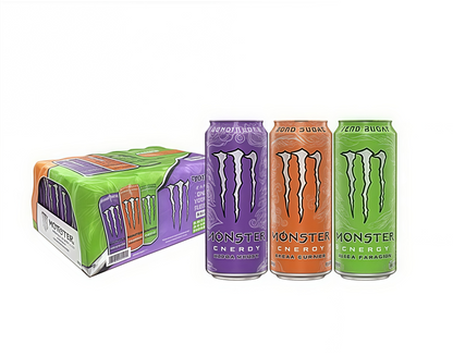 Fuel Your Grind, Not Your Calories. 15-Count Monster Zero Sugar Energy, Powered by B-Vitamins.