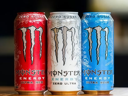 Fuel Your Grind, Not Your Calories. 15-Count Monster Zero Sugar Energy, Powered by B-Vitamins.
